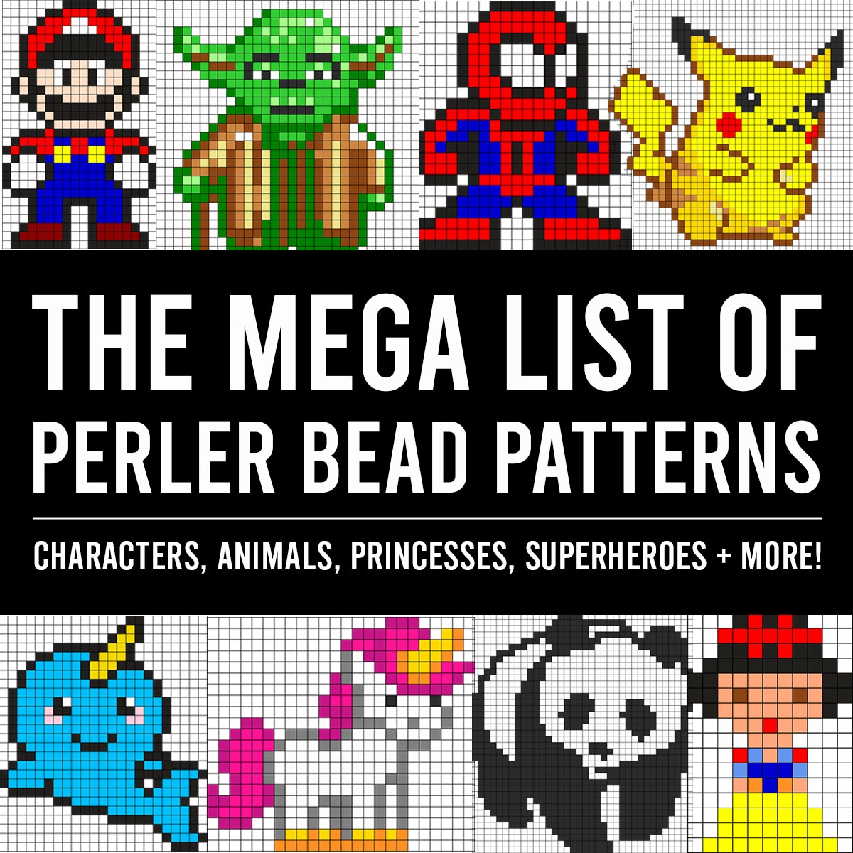 The GIANT List Of Perler Bead Patterns fuse Beads Melty Beads It s Always Autumn The GIANT List Of Perler Bead Patterns fuse Beads Melty Beads It s Always Autumn
