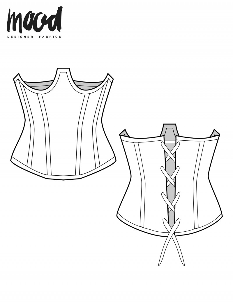 The Parker Corset Free Sewing Pattern