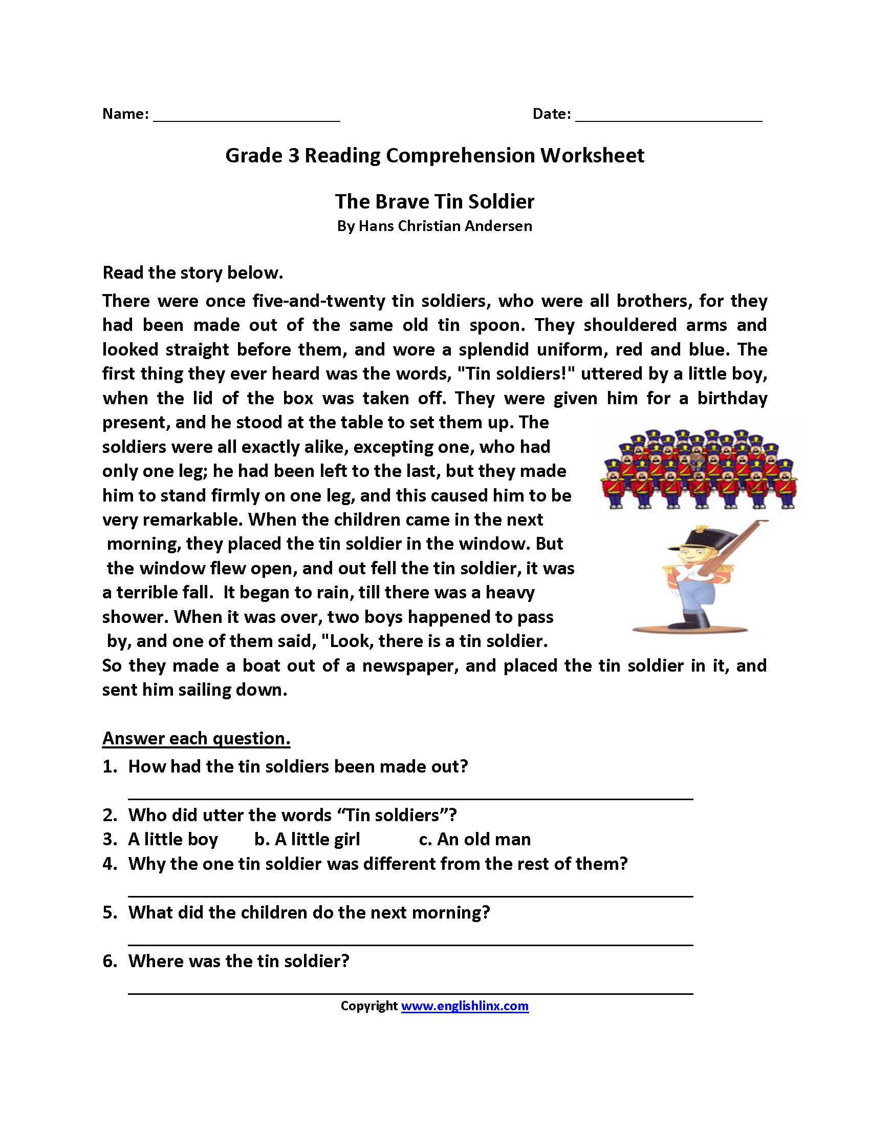 Third Grade Reading Worksheets Improve Fluency Vocabulary Third Grade Reading Worksheets Improve Fluency Vocabulary