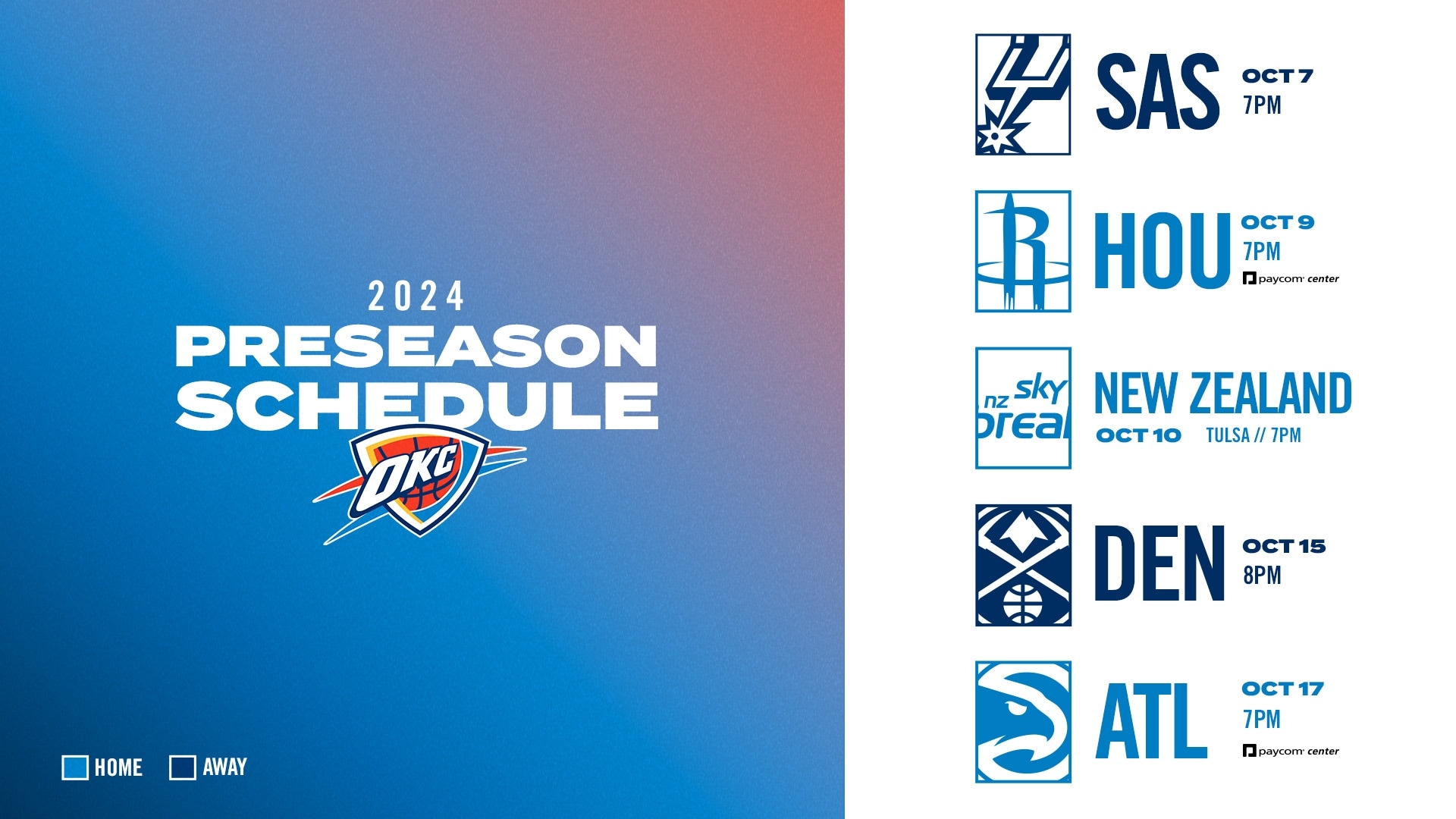 okc thunder schedule 24 25 printable okc thunder schedule 24 25 printable