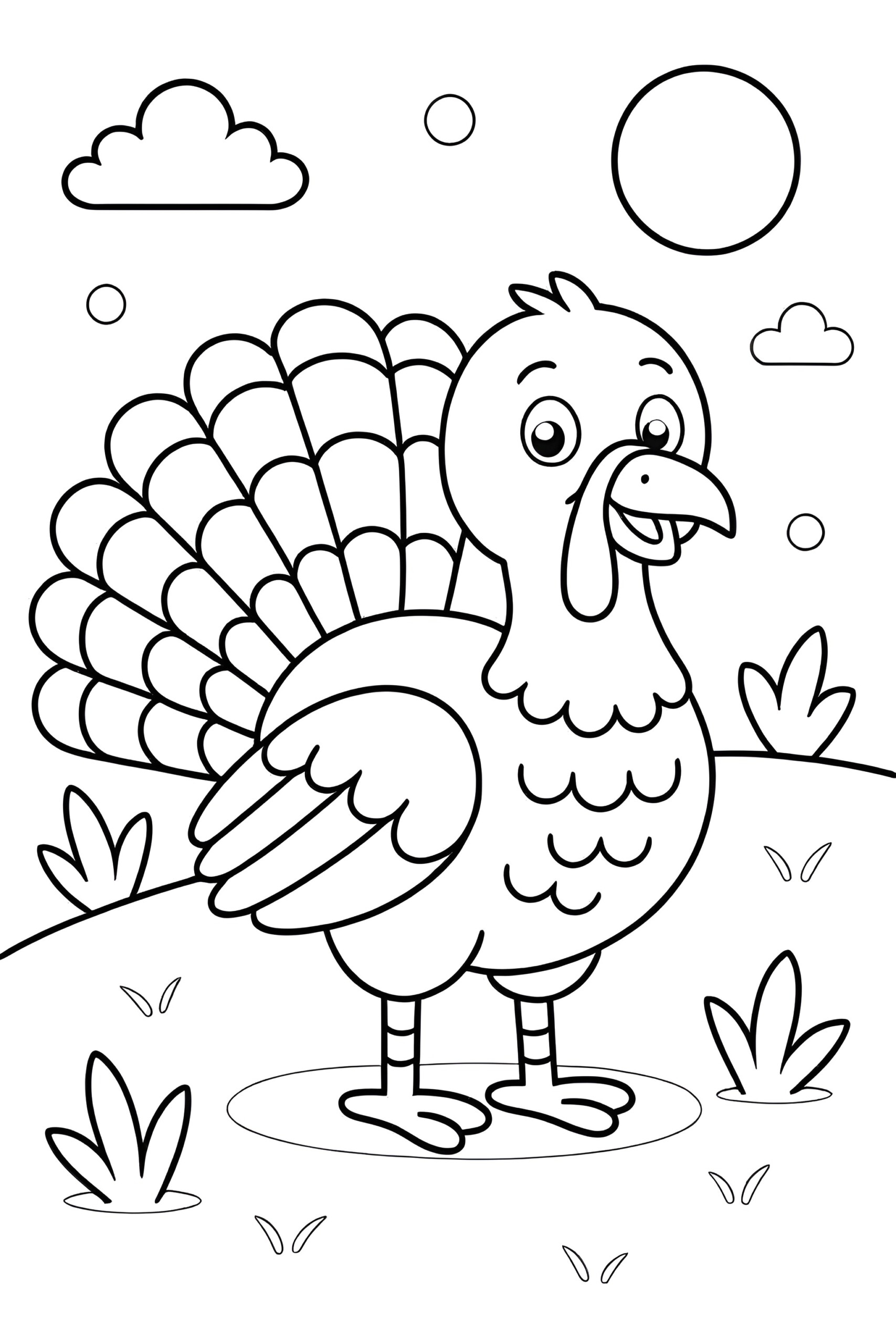 printable turkey coloring pages
