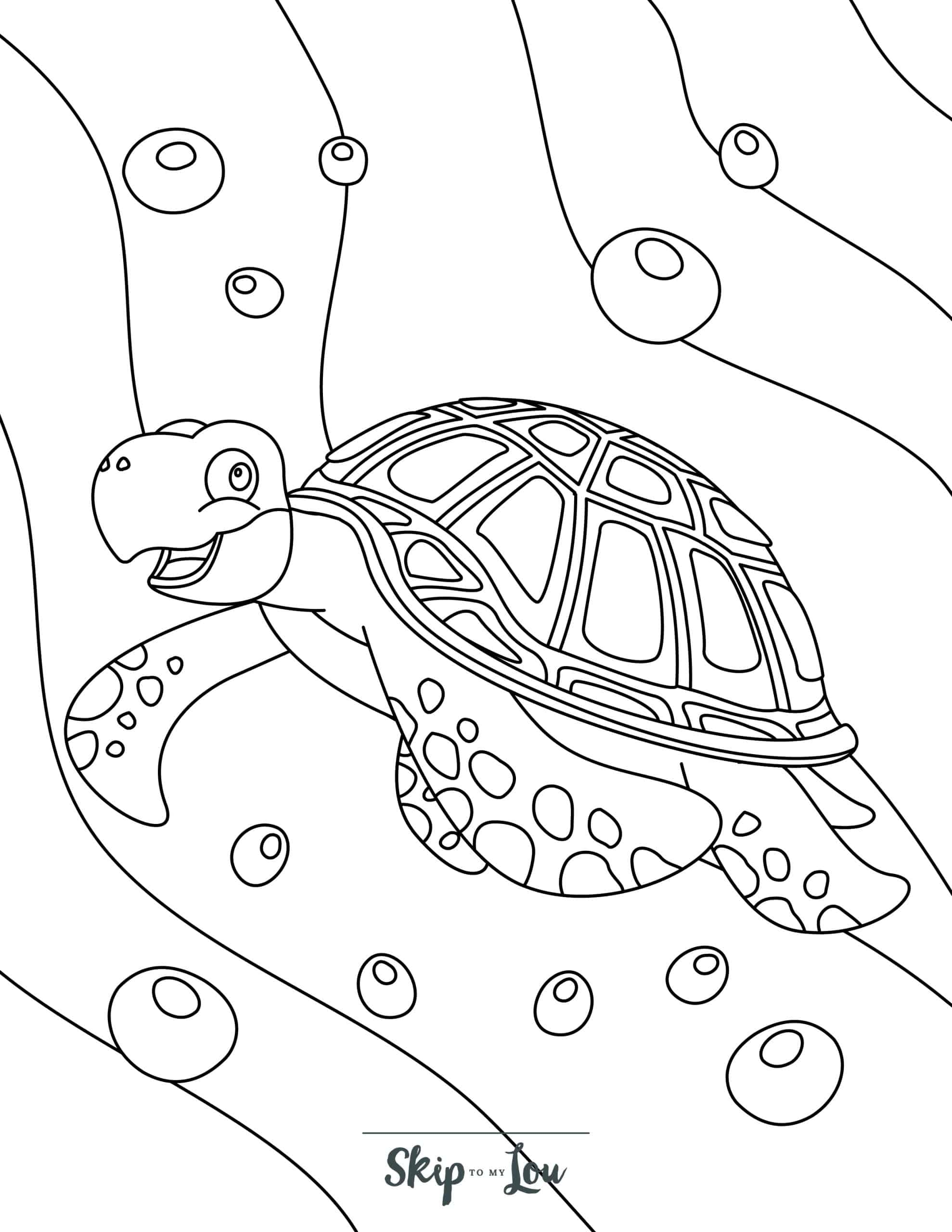printable turtle coloring pages
