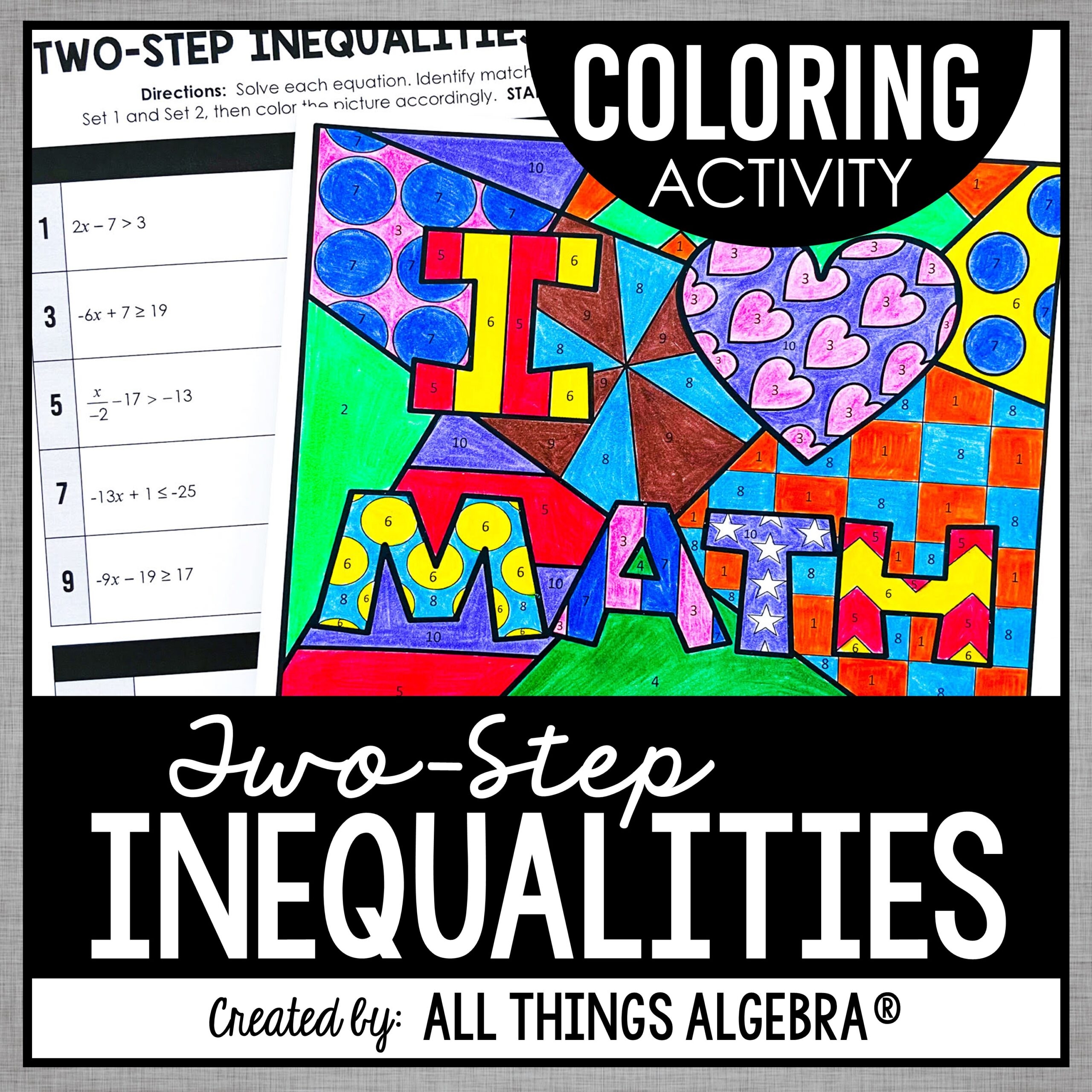 two step inequalities worksheet two step inequalities worksheet