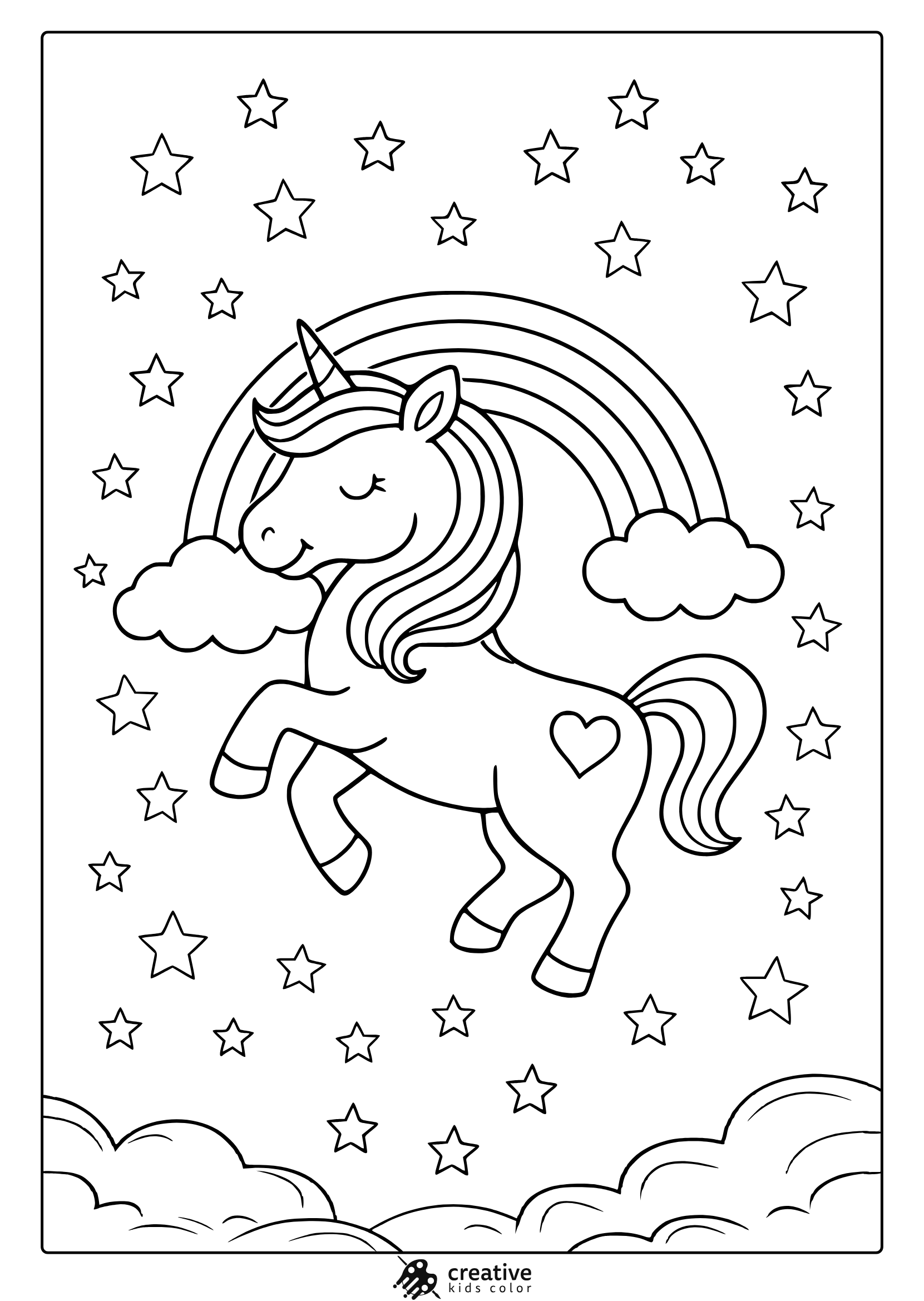 Unicorn Coloring Pages 55 Easy And Free Printable PDF Unicorn Coloring Pages 55 Easy And Free Printable PDF