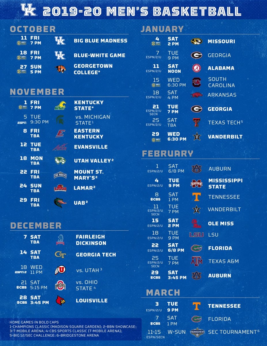 University Of Kentucky Hot Sale Men s Basketball Schedule University Of Kentucky Hot Sale Men s Basketball Schedule