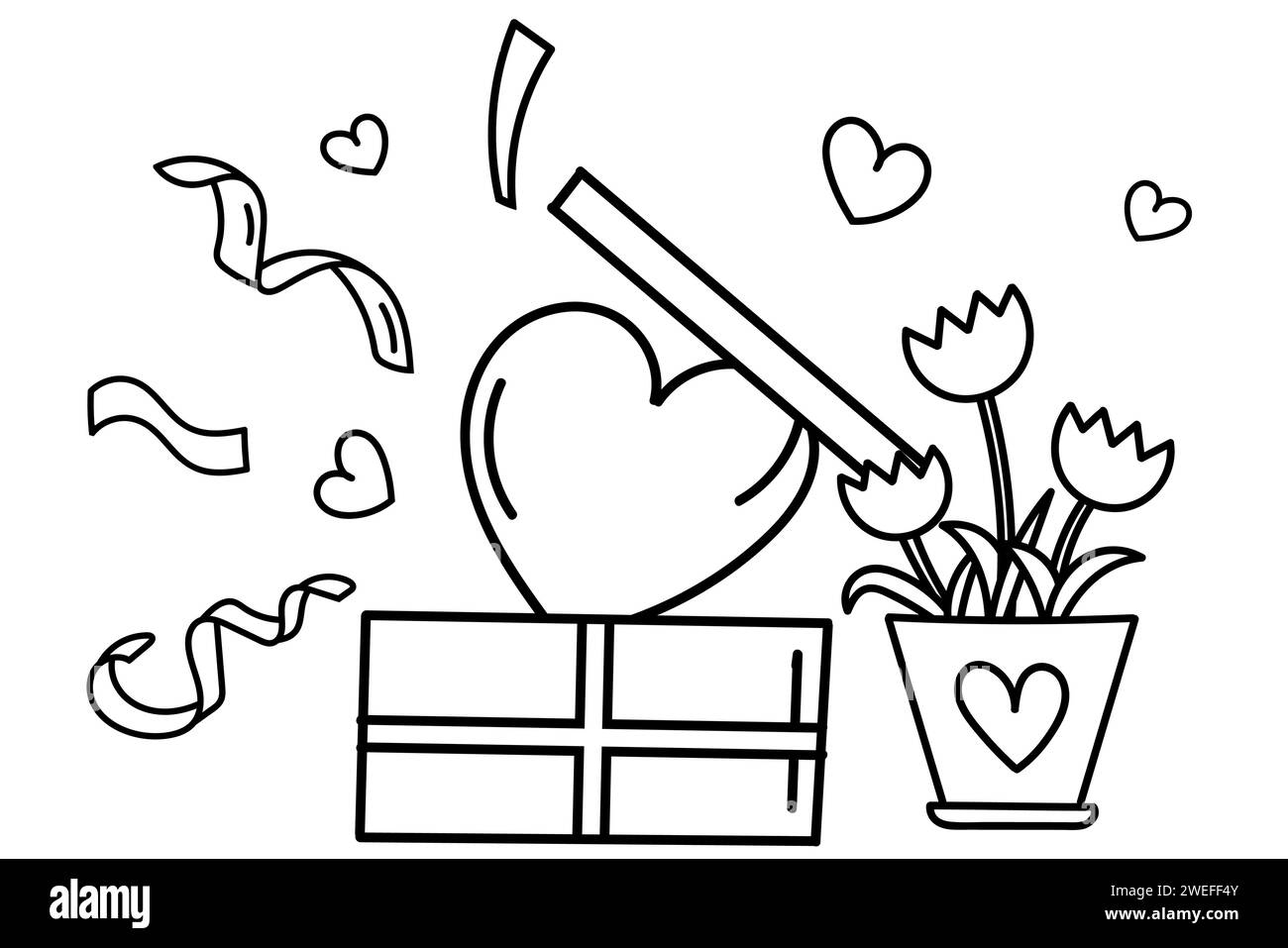 cute coloring pages for valentines day