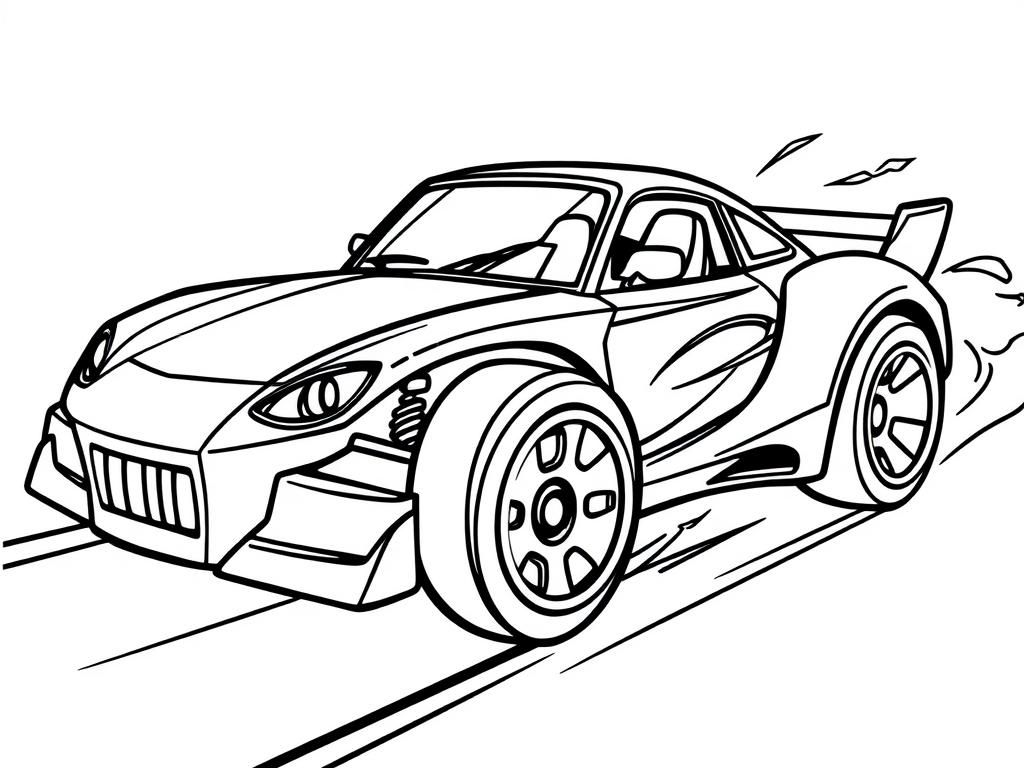 printable colouring pages cars