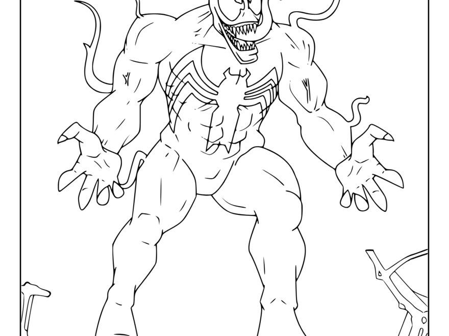 Venom Coloring Pages 25 Free Printable PDF