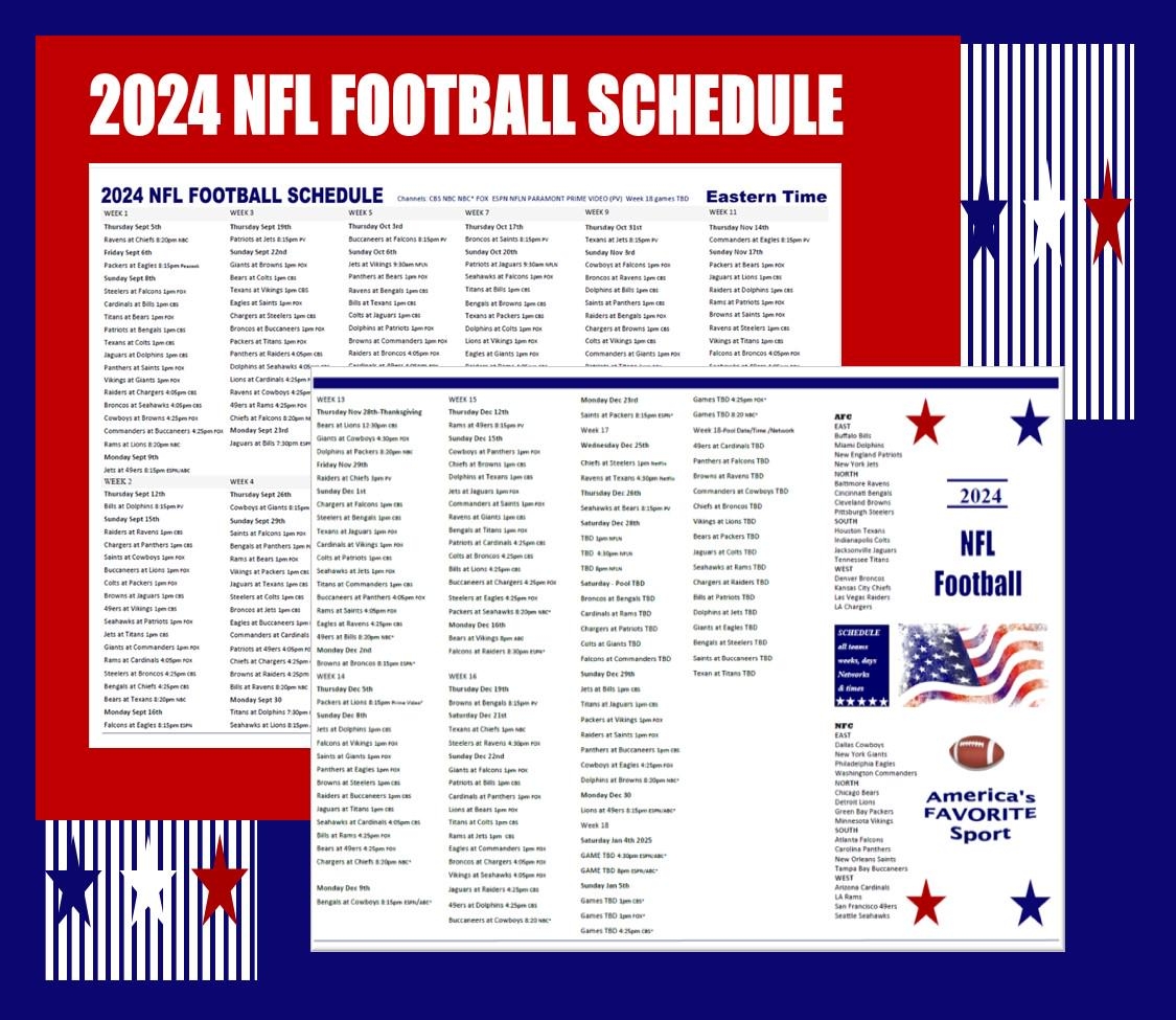 Week 16 NFL TV Schedule
