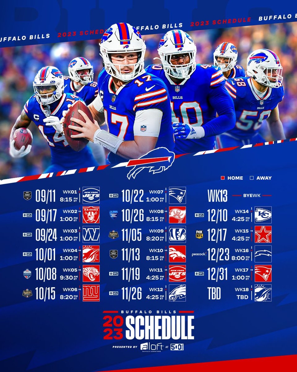 buffalo bills schedule printable buffalo bills schedule printable