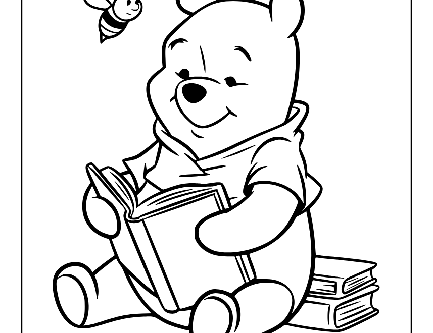 Winnie The Pooh Coloring Pages 25 Free Printable PDF