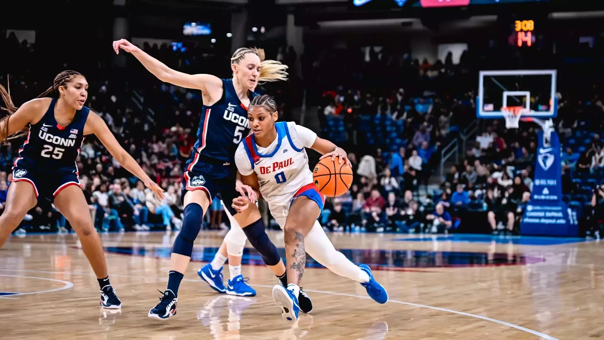 Women s Basketball Breaks Attendance Record In Loss To No 6 UConn DePaul University Athletics