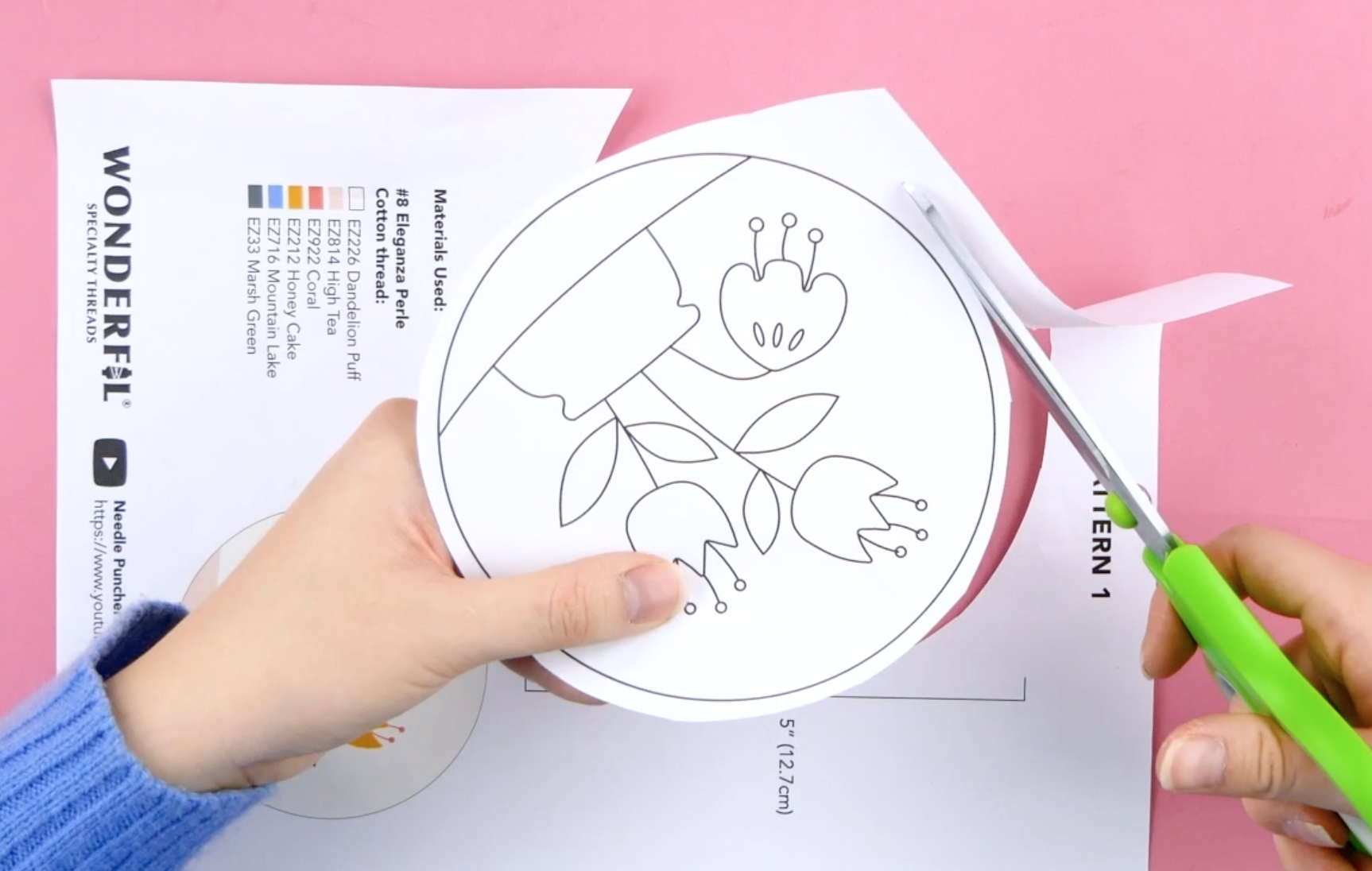 WonderFil Specialty Threads Needle Punch Tutorial Free Patterns 