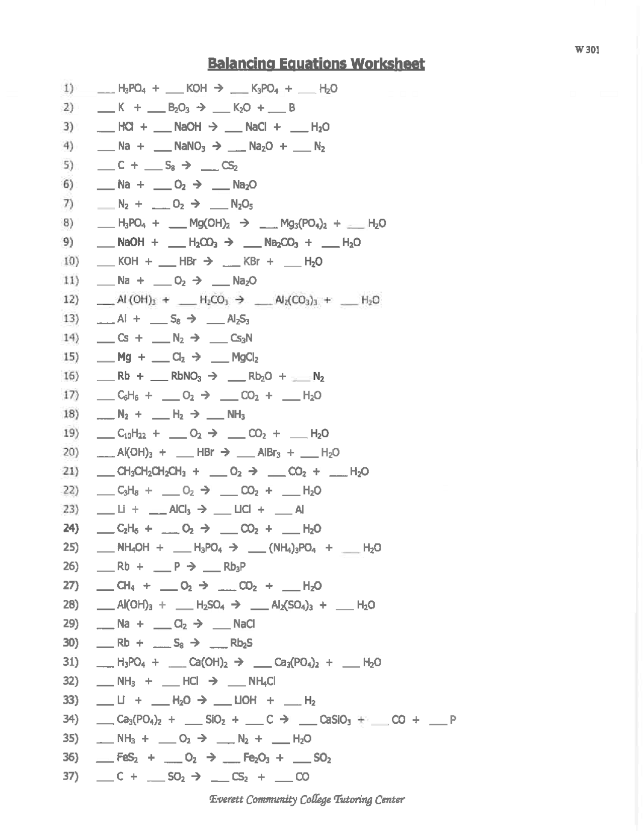 chemistry about balancing equations worksheet chemistry about balancing equations worksheet