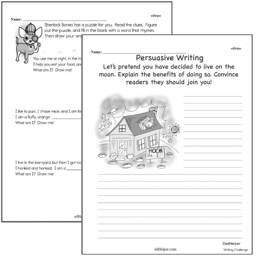 Writing Worksheets For Creative Kids Free PDF Printables EdHelper Writing Worksheets For Creative Kids Free PDF Printables EdHelper