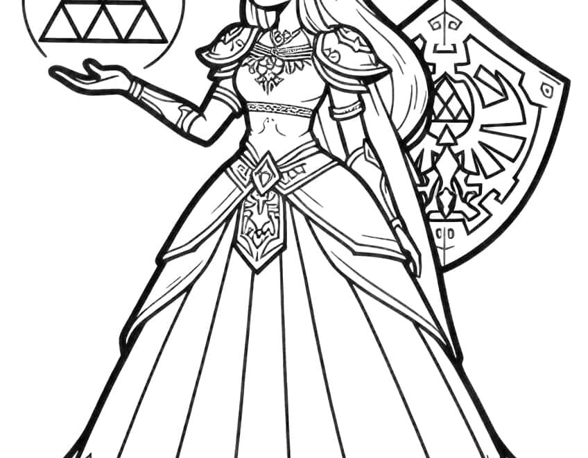 Zelda Coloring Pages 31 Sheets To Color For Fans