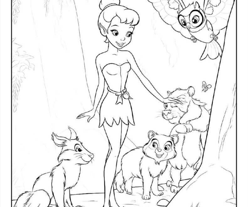 100 Tinker Bell Coloring Pages Free PDF To Print Woo Coloring