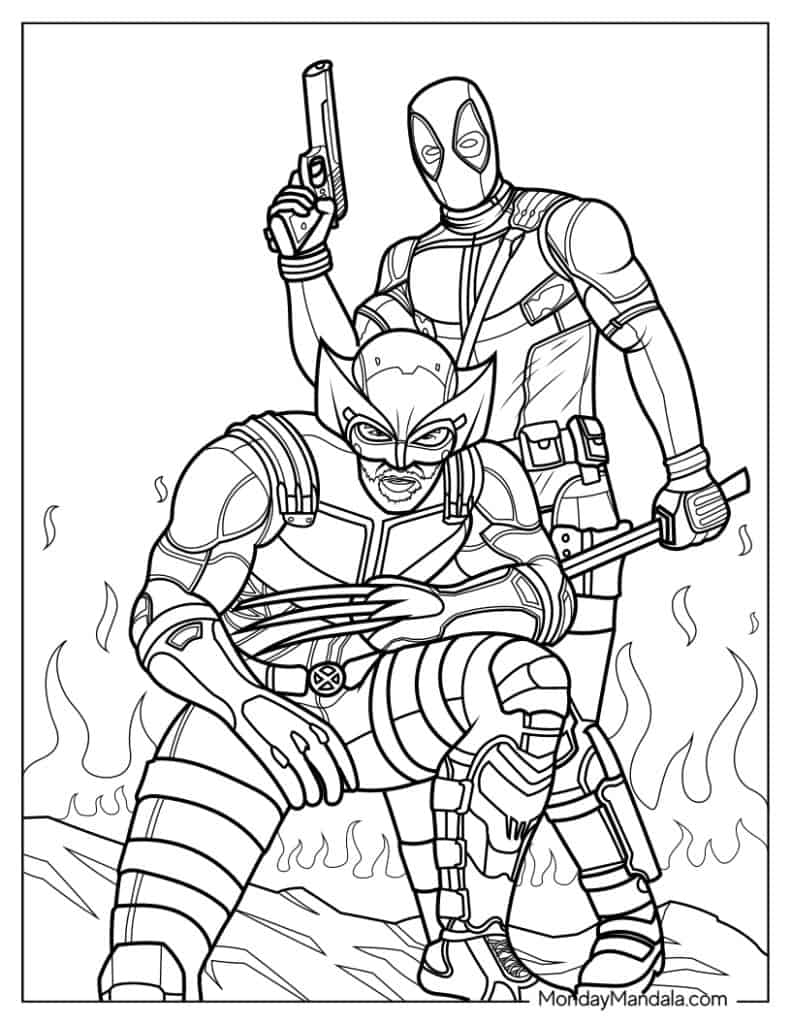 20 Wolverine Coloring Pages Free PDF Printables  20 Wolverine Coloring Pages Free PDF Printables