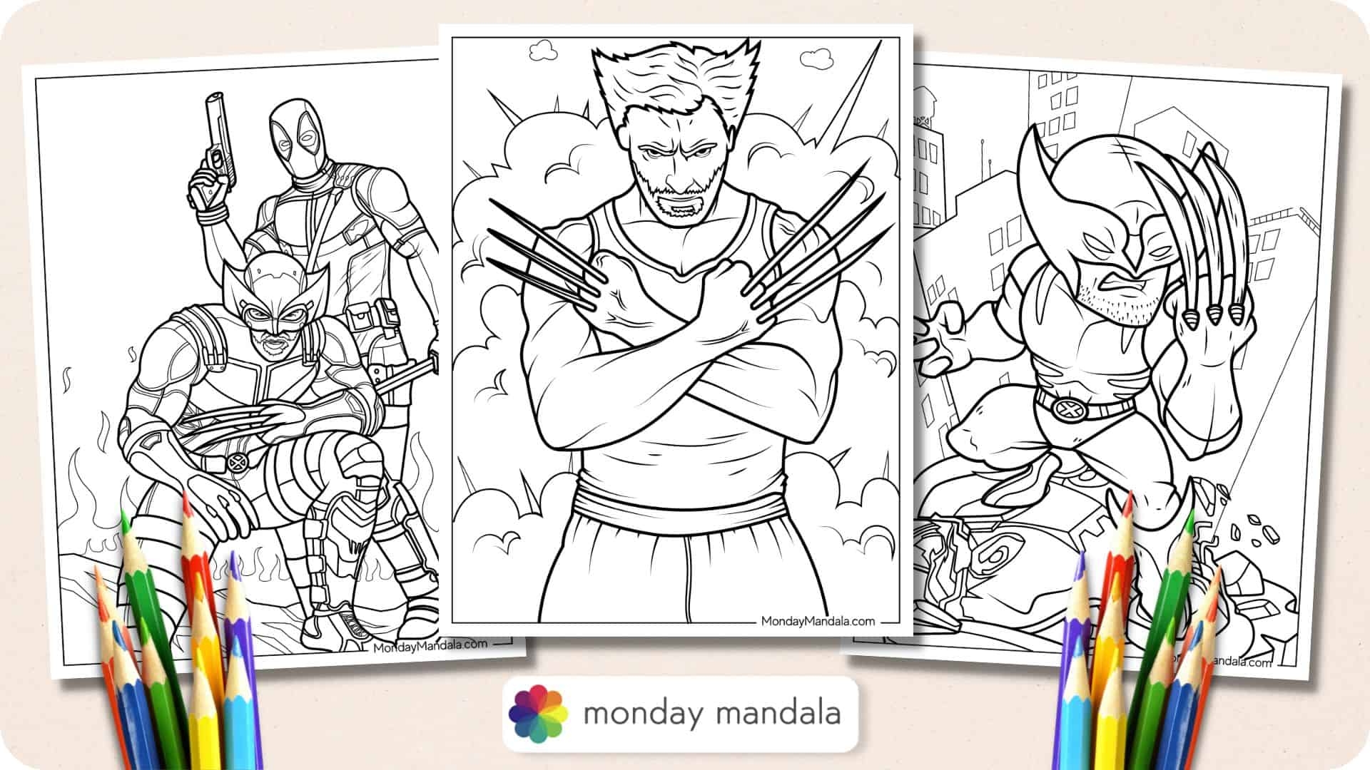 wolverine printable coloring pages wolverine printable coloring pages