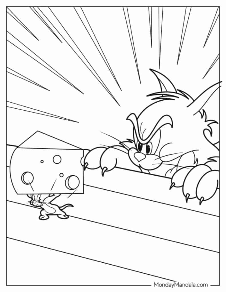 24 Tom And Jerry Coloring Pages Free PDF Printables  24 Tom And Jerry Coloring Pages Free PDF Printables