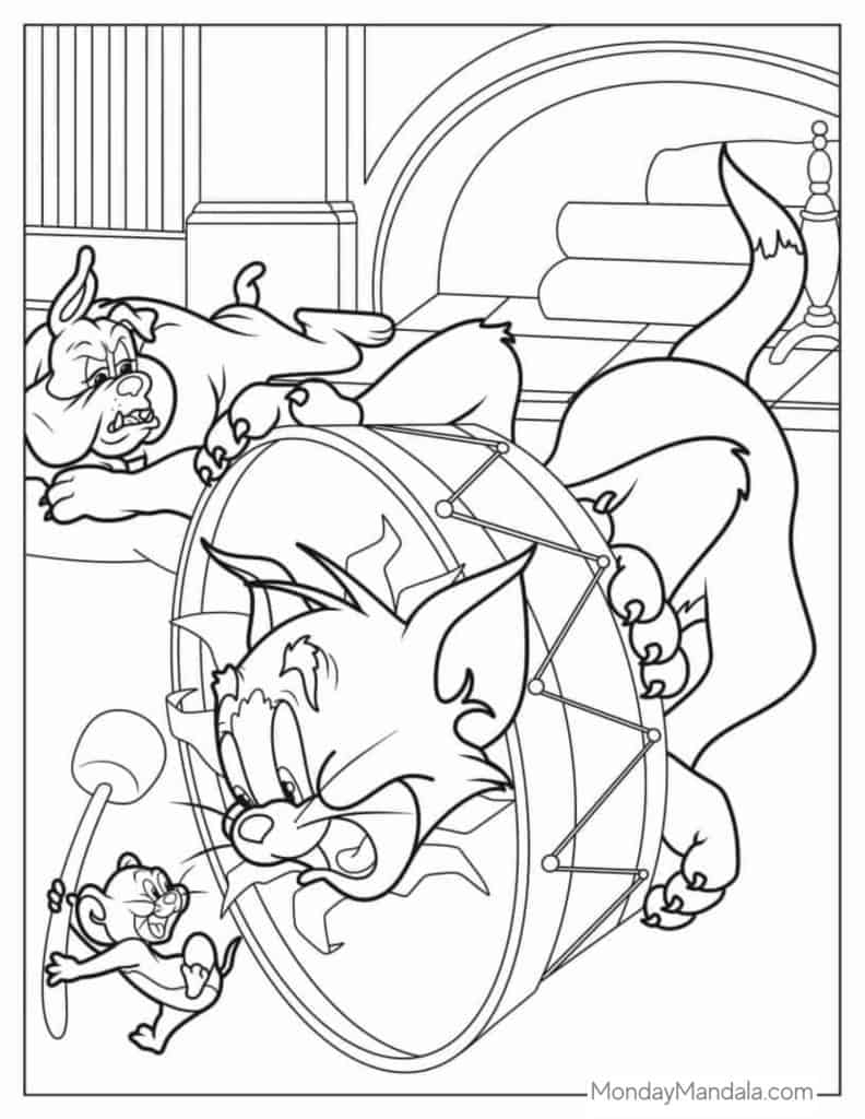 tom and jerry coloring pages tom and jerry coloring pages
