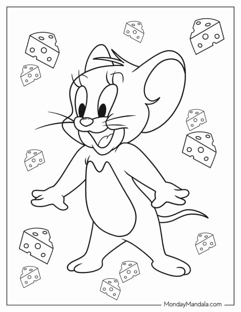 24 Tom And Jerry Coloring Pages Free PDF Printables  24 Tom And Jerry Coloring Pages Free PDF Printables