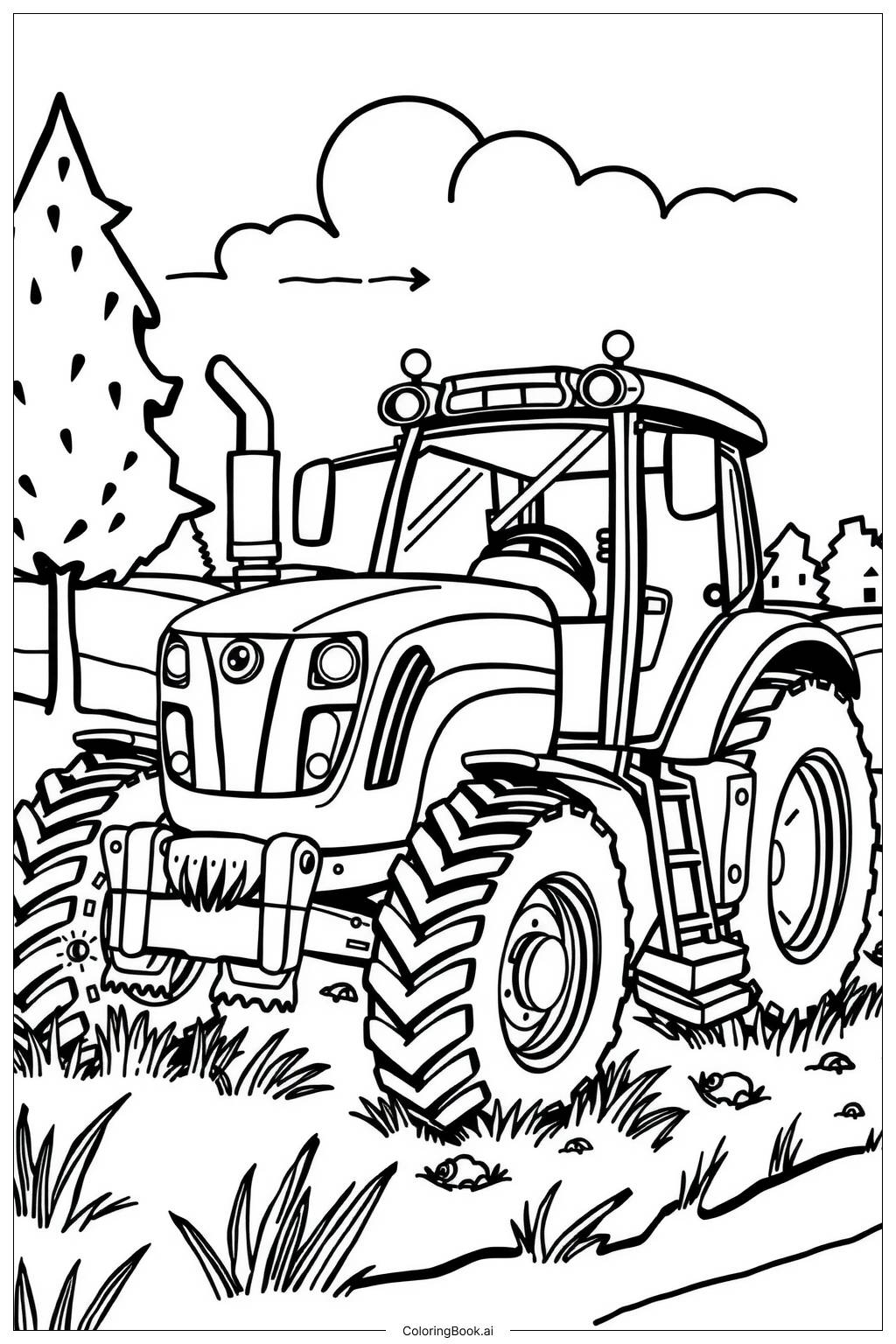 30 Tractor Coloring Pages Free PDF PNG Printables  30 Tractor Coloring Pages Free PDF PNG Printables