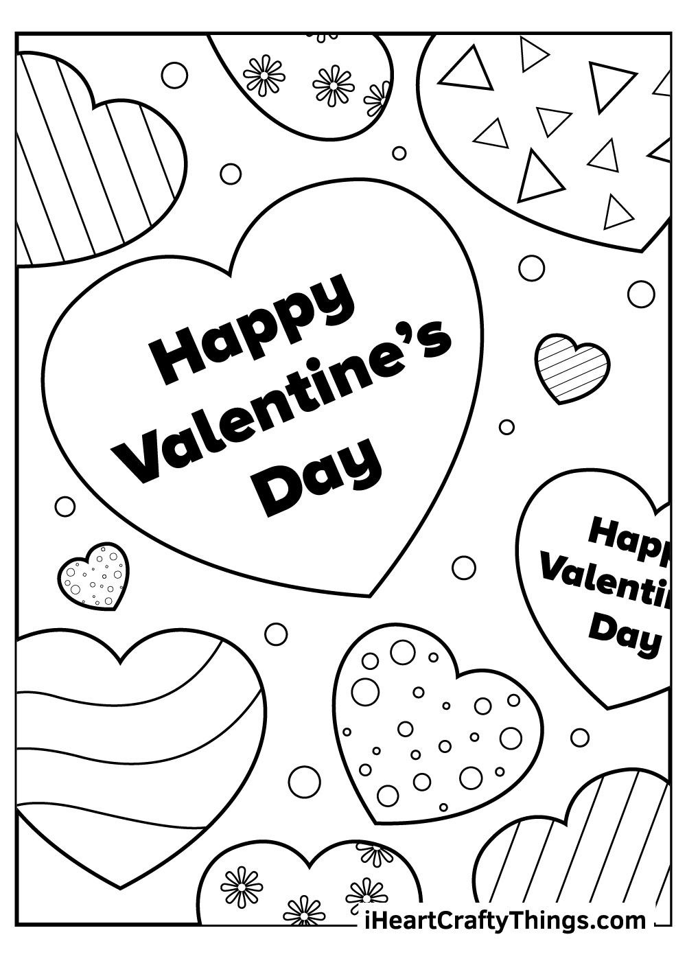 30 Valentine s Day Coloring Pages 100 Free Printables  30 Valentine s Day Coloring Pages 100 Free Printables