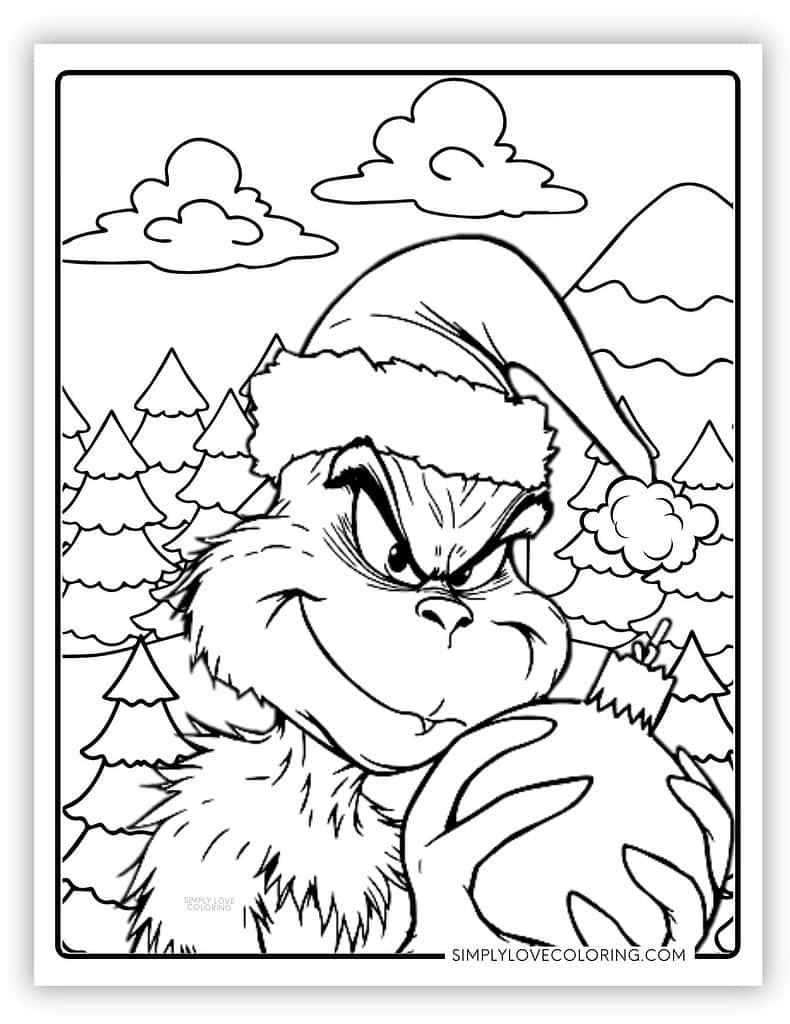 the grinch coloring pages the grinch coloring pages
