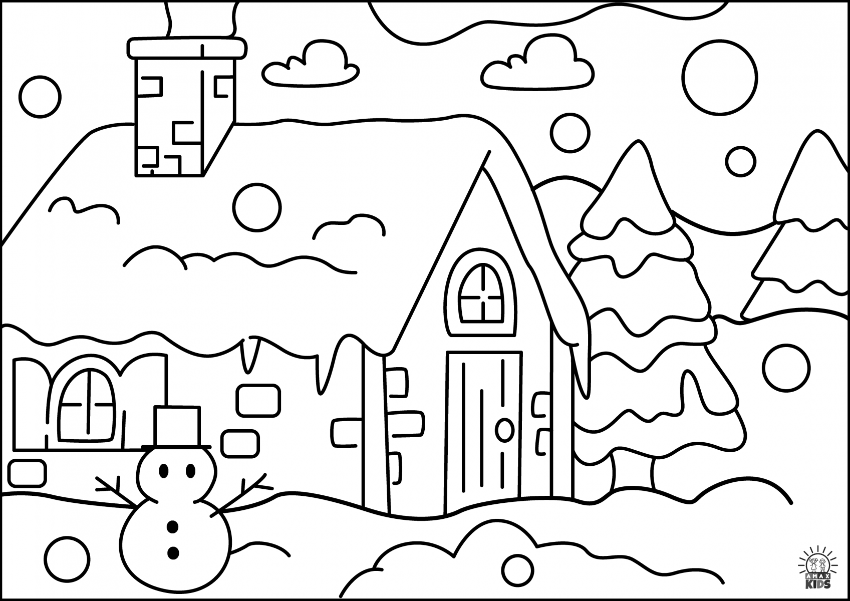 Printable Winter Coloring Pages For Kids Amax Kids Printable Winter Coloring Pages For Kids Amax Kids