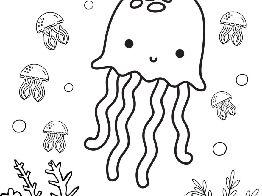 Under The Sea Coloring Pages Sea Life Coloring Ocean Coloring Pages Under Water Coloring Ocean Life Coloring Sea Creature Coloring Page Etsy Israel