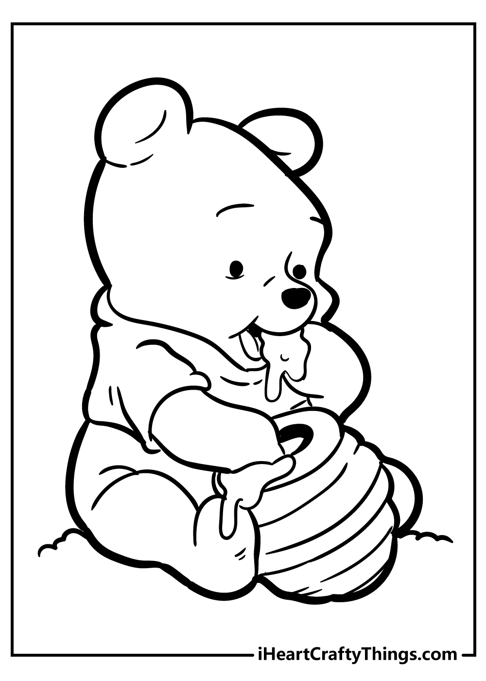 winnie the pooh coloring page