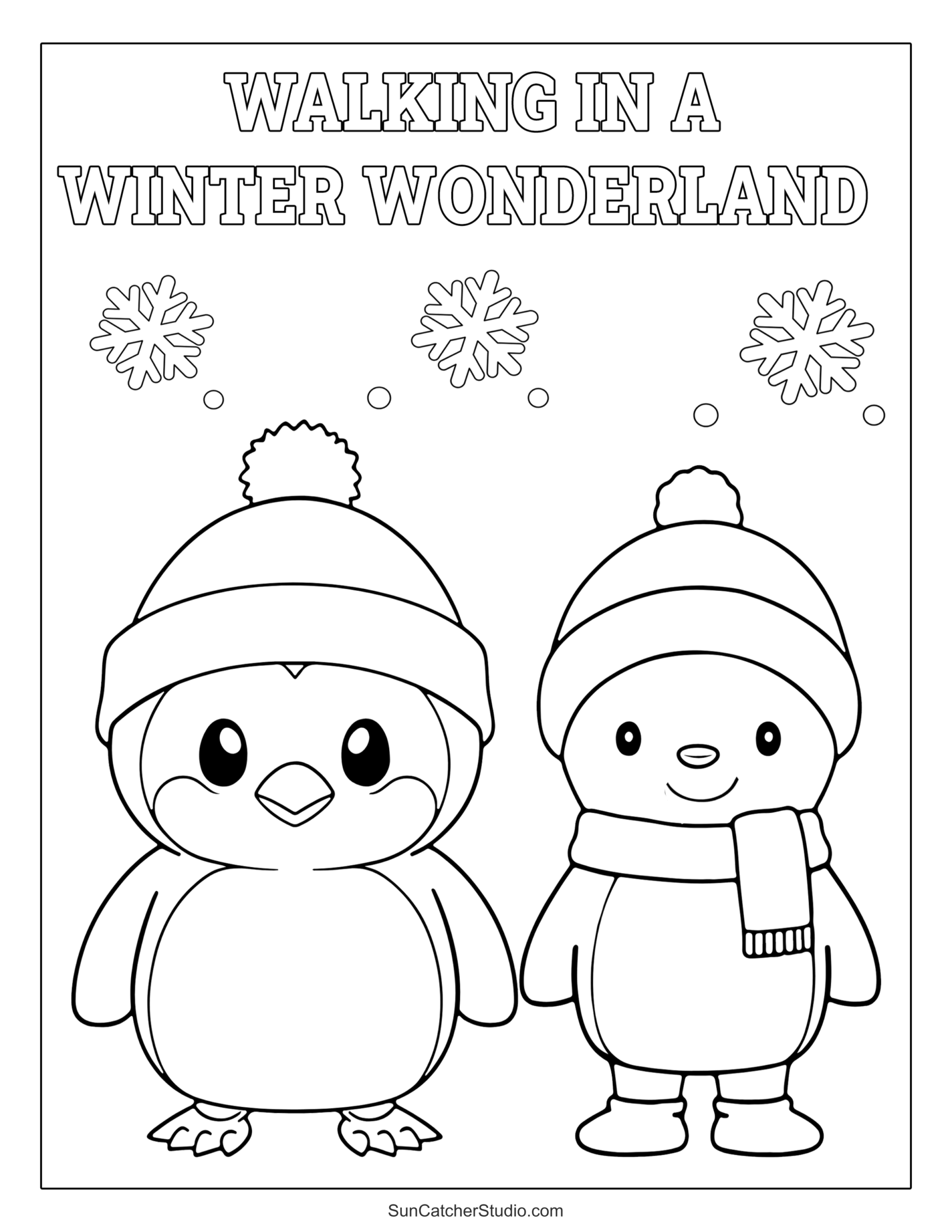 winter printable coloring pages winter printable coloring pages