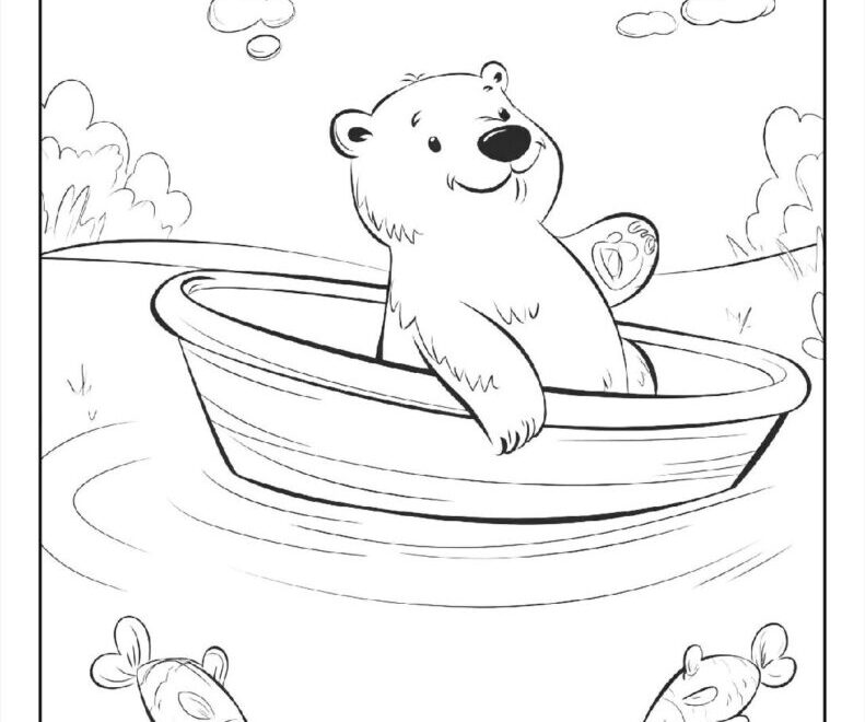 100 Polar Bear Coloring Pages Free PDF To Print Woo Coloring