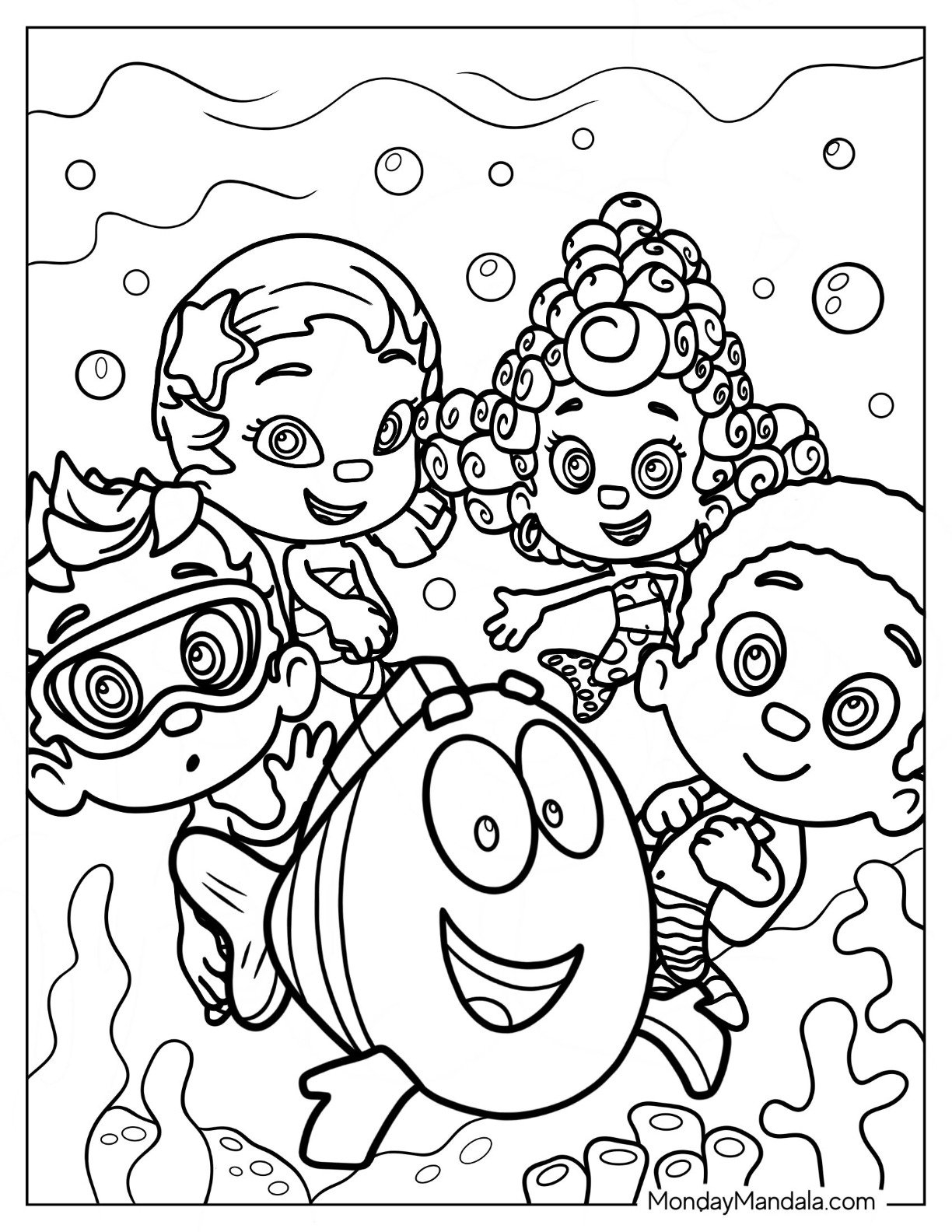22 Bubble Guppies Coloring Pages Free PDF Printables 22 Bubble Guppies Coloring Pages Free PDF Printables