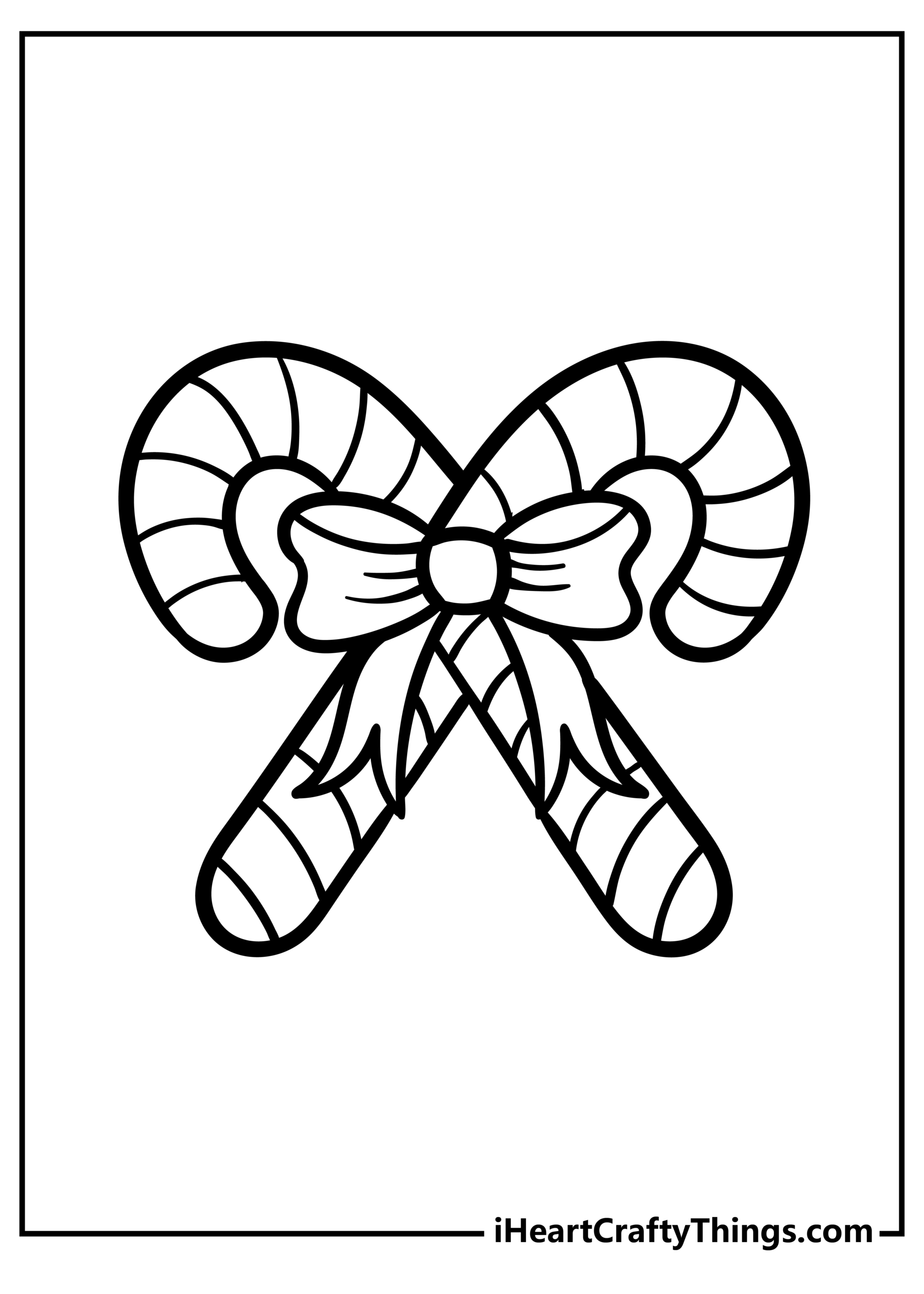 30 Candy Cane Coloring Pages 100 Free Printables 30 Candy Cane Coloring Pages 100 Free Printables