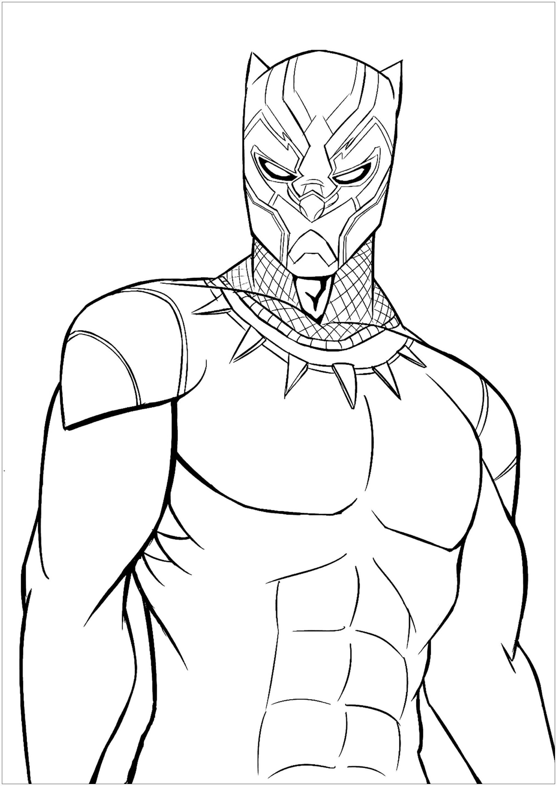 Black Panther Black Panther Coloring Pages Black Panther Black Panther Coloring Pages