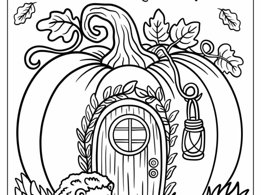 Fall Coloring Pages For Adults Free PDF Printables