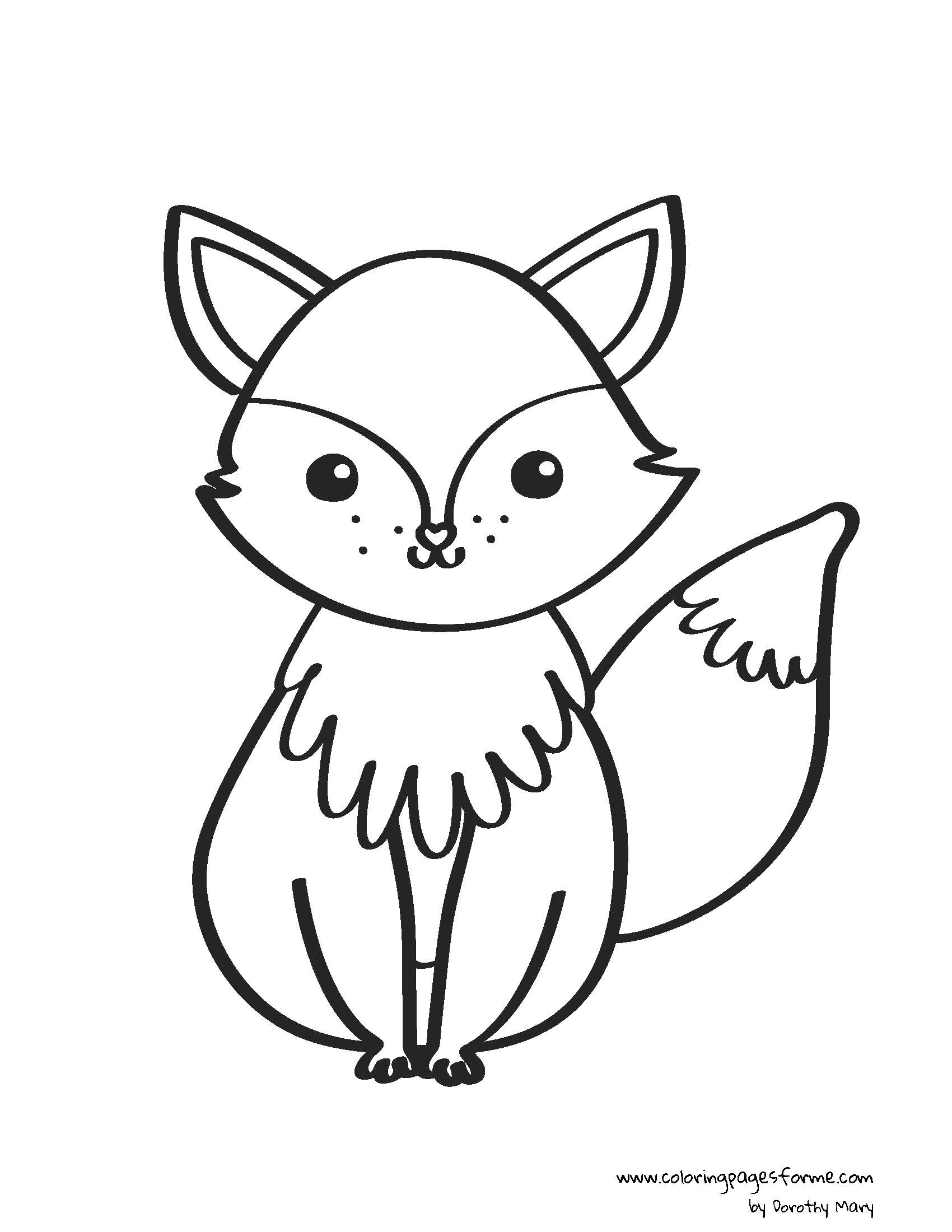 animal coloring pages for kids
