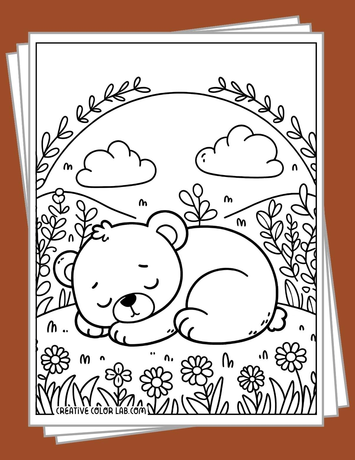 Free Printable Bear Coloring Pages